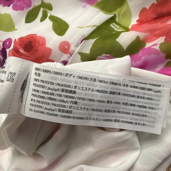 Abercrombie and Fitch Ruffle Floral High Low Maxi Dress XL - Picture 6 of 15